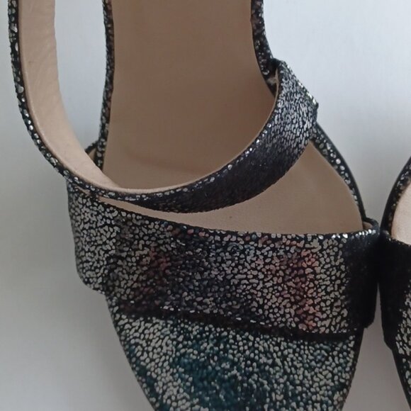 Ron White Metallic Heels Size 40 EU 9.5 US - Picture 6 of 12